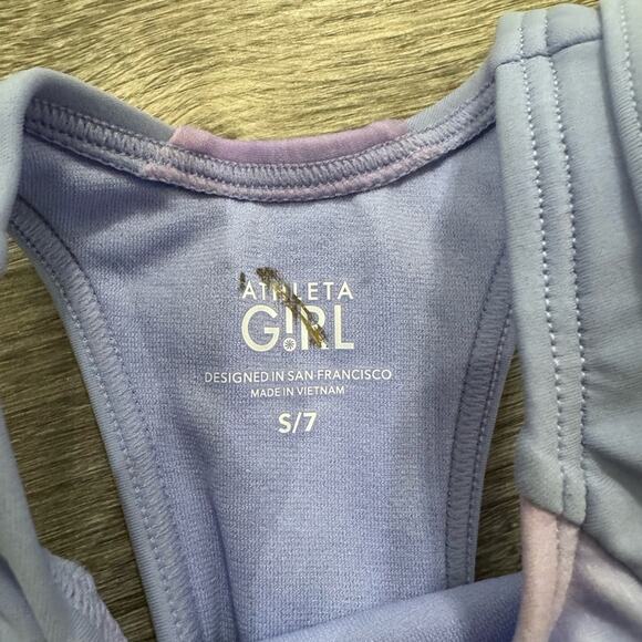 Athleta Girl Sunset High Neck Tankini Swim Top - Size 7 - NWT - Picture 4 of 5